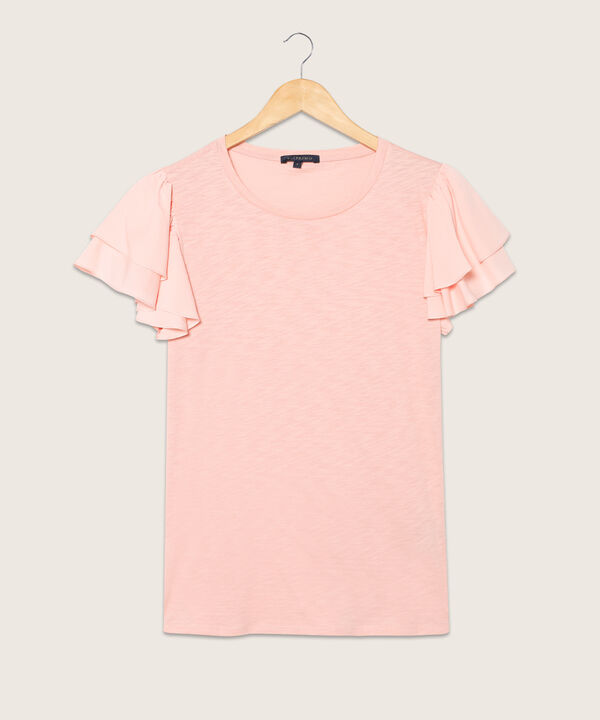 Camiseta Con Manga Volada