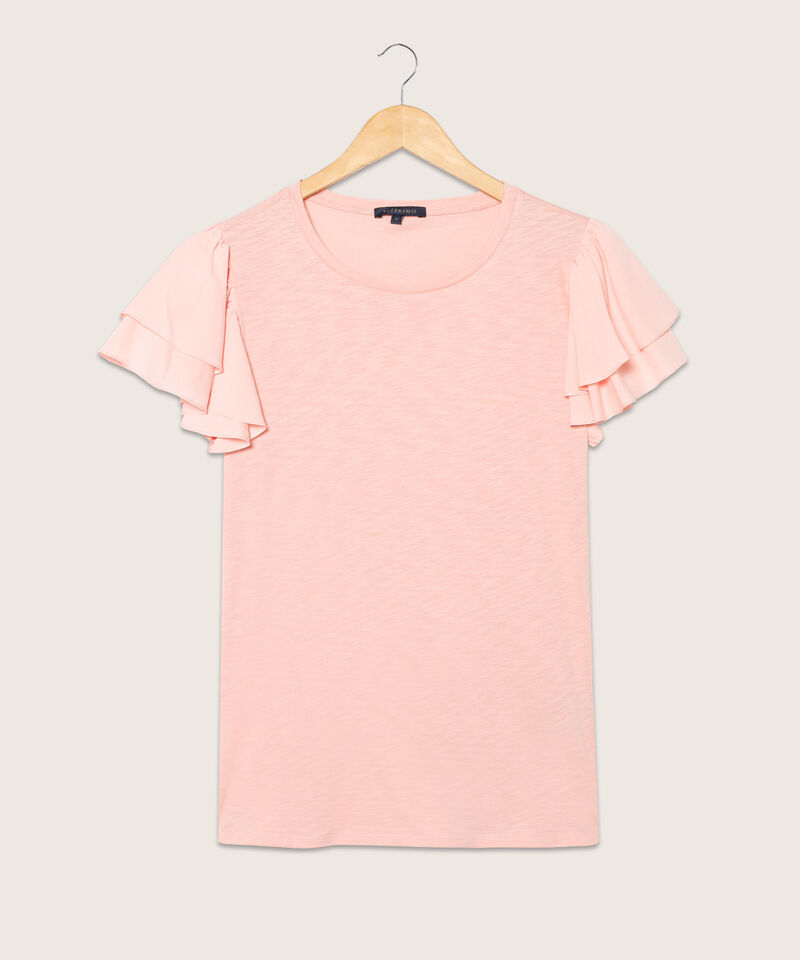 Camiseta Con Manga Volada