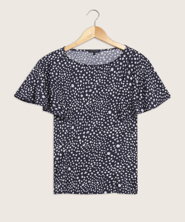 Camiseta Estampada Cuello Redondo image number null