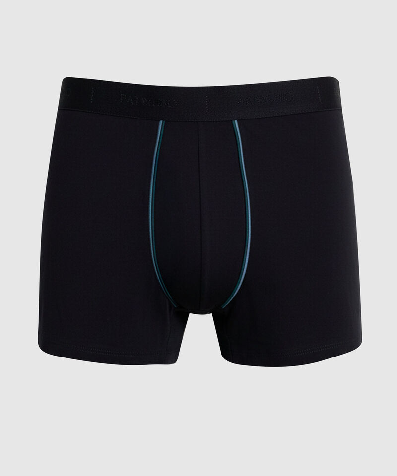 B&oacute;xer Ajustado Con Vivo En Contraste Hombre