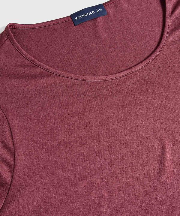 Camiseta Unicolor Para Mujer image number null