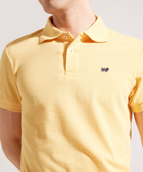 Polo Tejido Unicolor Cuello Y Puños Tejidos,Sin Bolsillo Con Hiladillo. image number null