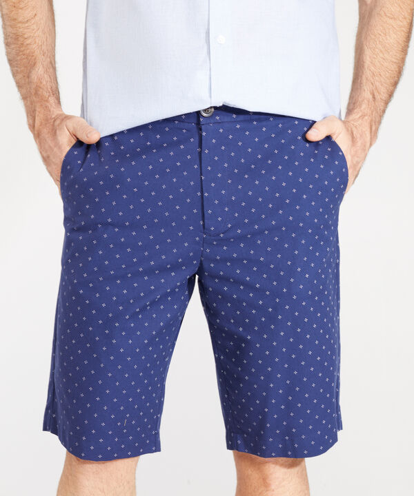 Bermuda Estampada Tipo Chino Con Cordón Interno Ajustable
