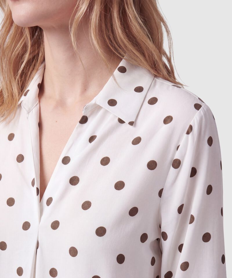 Blusa Estampada Manga 3/4 Para Mujer