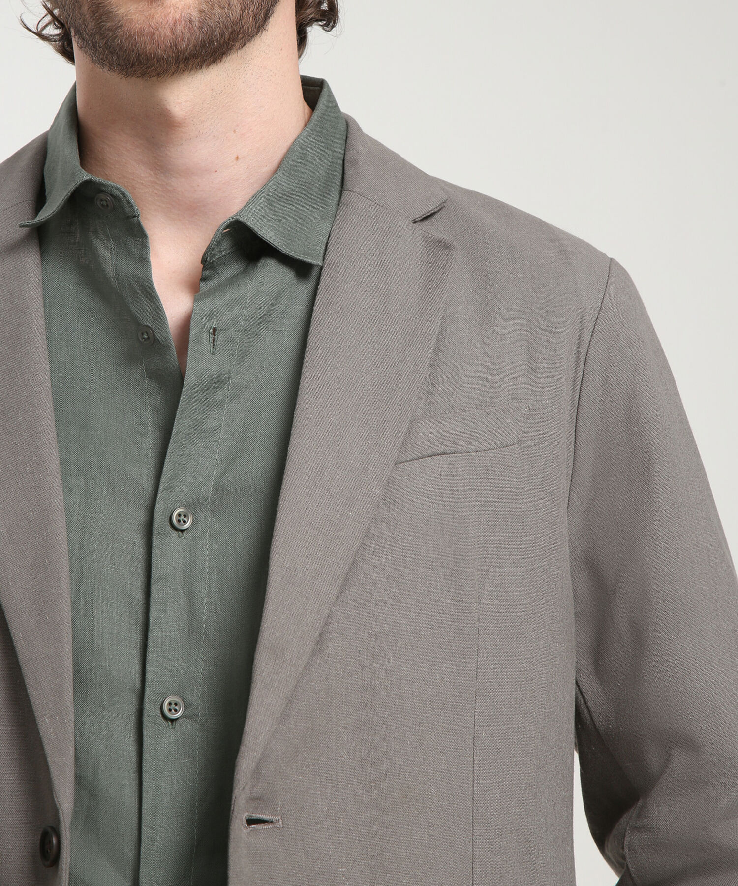 Blazer Con Lino