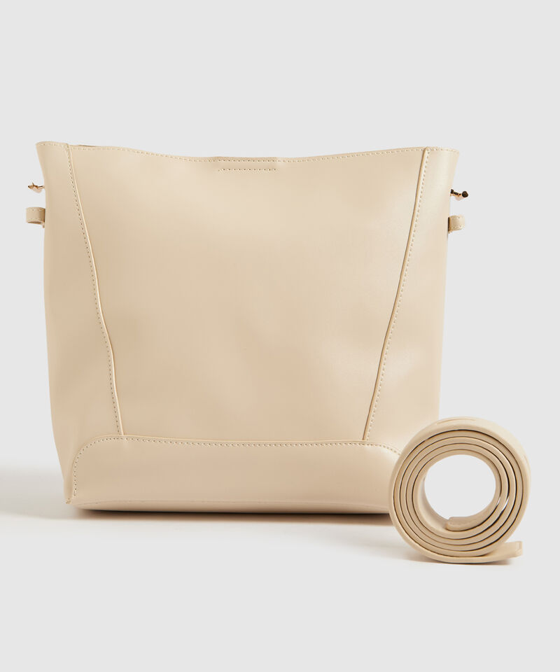 Bolso de Mano en Efecto Cuero