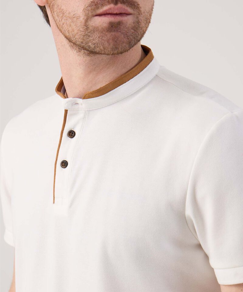 Polo Cuello Mao En Bloques