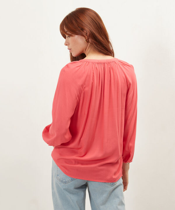 Blusa M 3/4 Cuello Neru Unicolor image number null