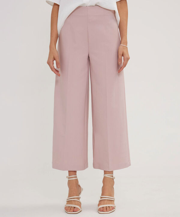 Pantalón Culotte Unicolor image number null