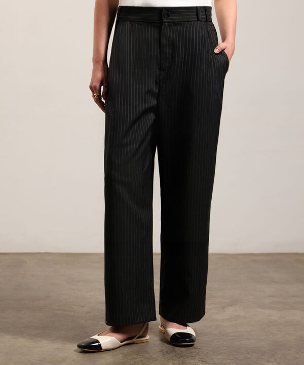 Pantal&oacute;n De Sastrer&iacute;a Recto Para Mujer