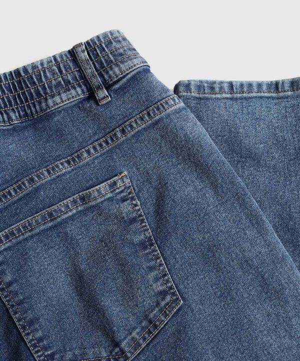 Jean con Desgaste y Rodillera Para Mujer Curvy image number null