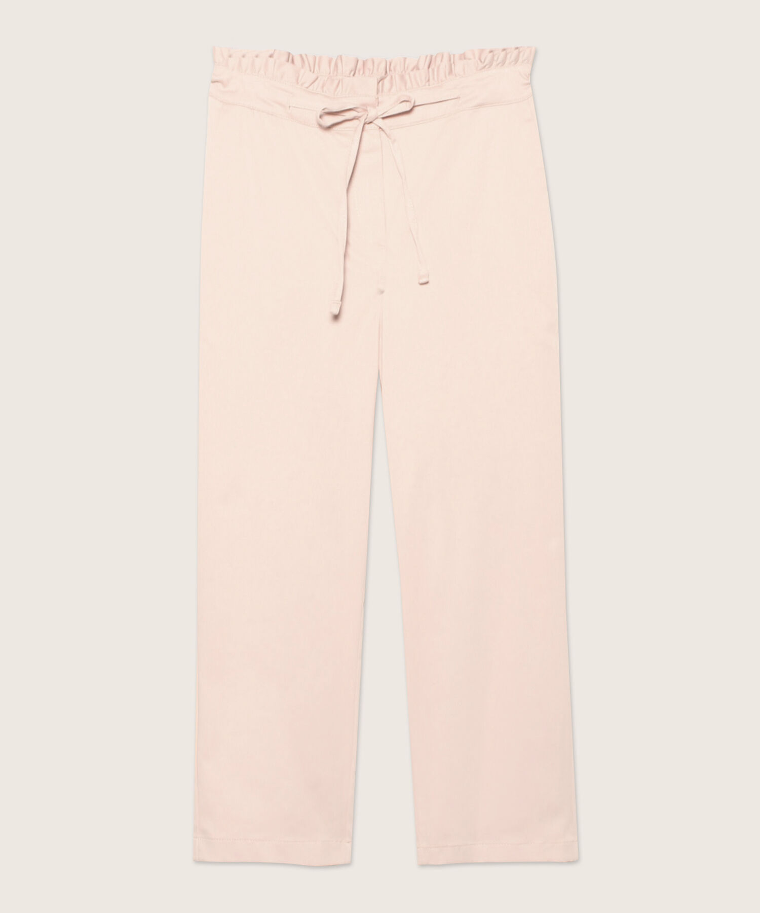 Pantalón Capri Paperbag Unicolor