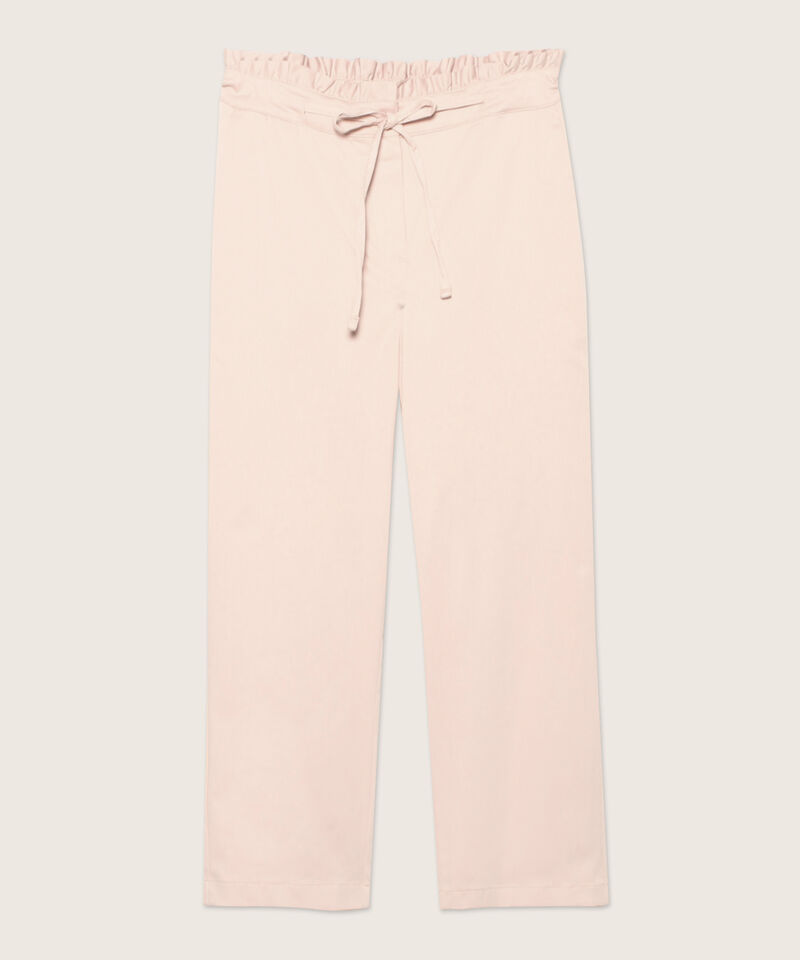 Pantalón Capri Paperbag Unicolor