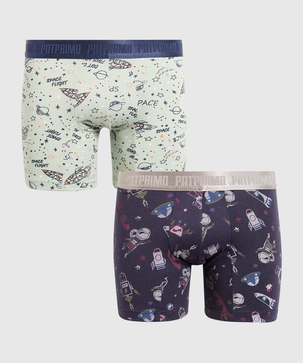 Pantaloncillo Pack X2 Boxer Medio En Algodon  image number null