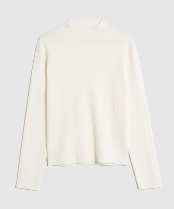 Saco Tejido Cuello Alto para Mujer image number null