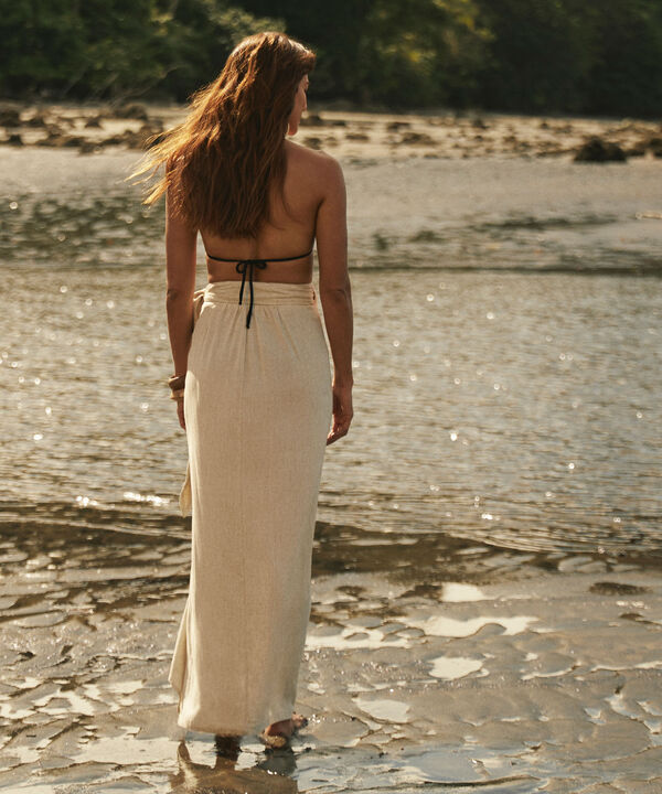 Pantalon Palazzo Con Cinturon De Amarre
