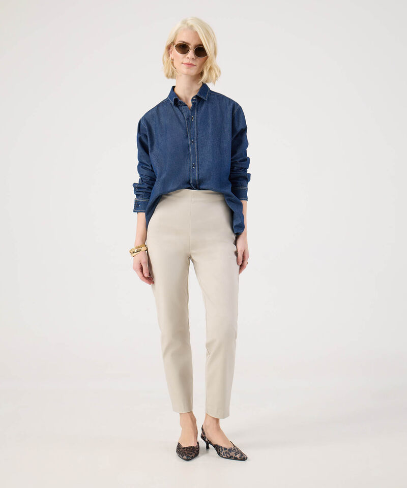 Pantalón Casual Con Prenses