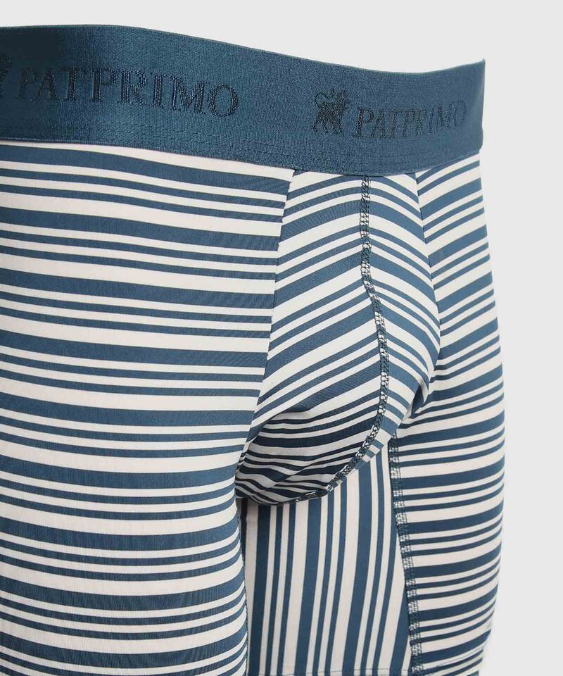 B&oacute;xer Medio Estampado A Rayas