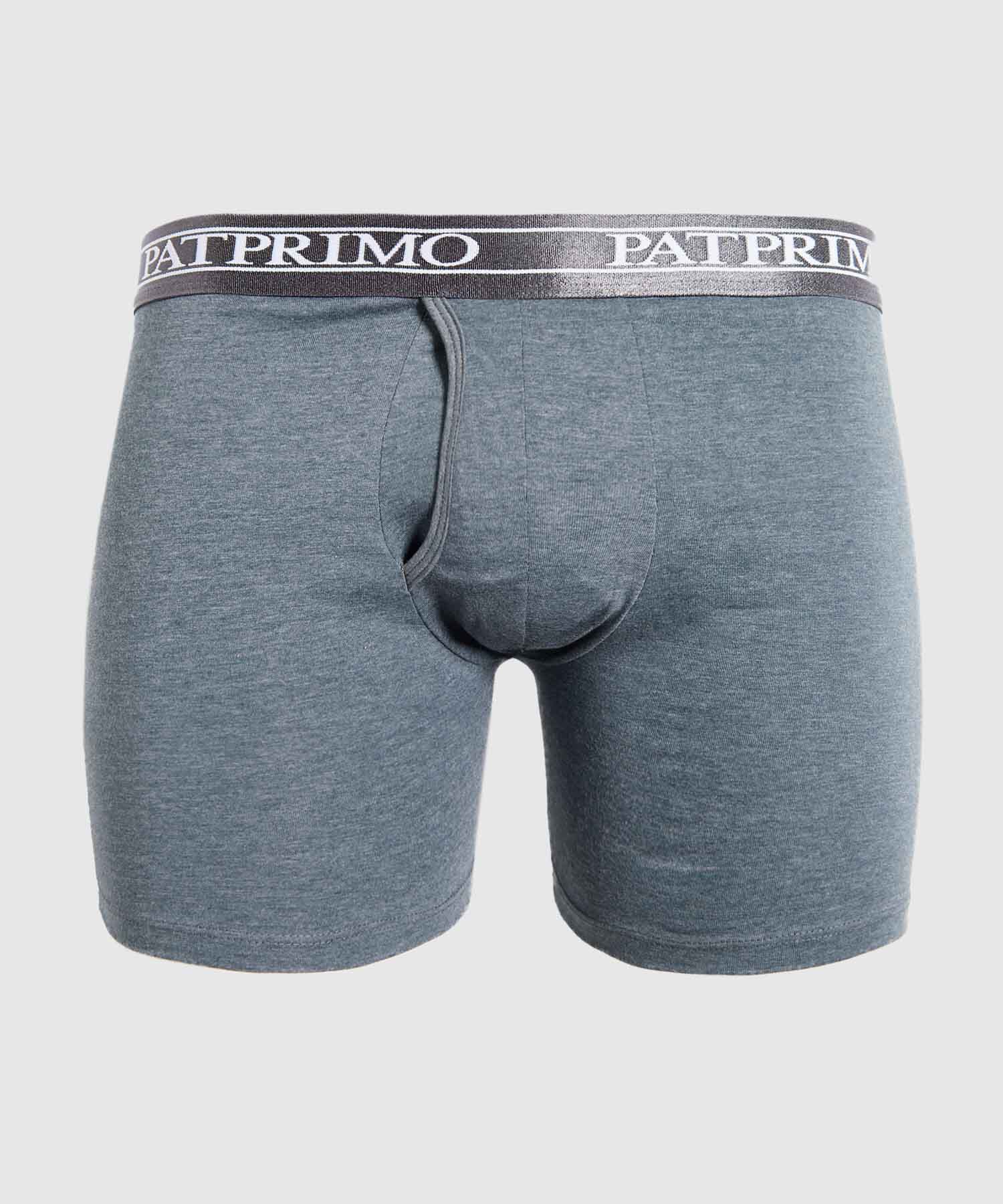 Boxer Para Hombre Con Bragueta Funcional En Lycra-Algodón