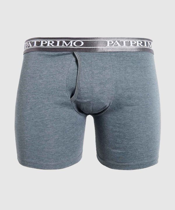 Boxer Para Hombre Con Bragueta Funcional En Lycra-Algodón