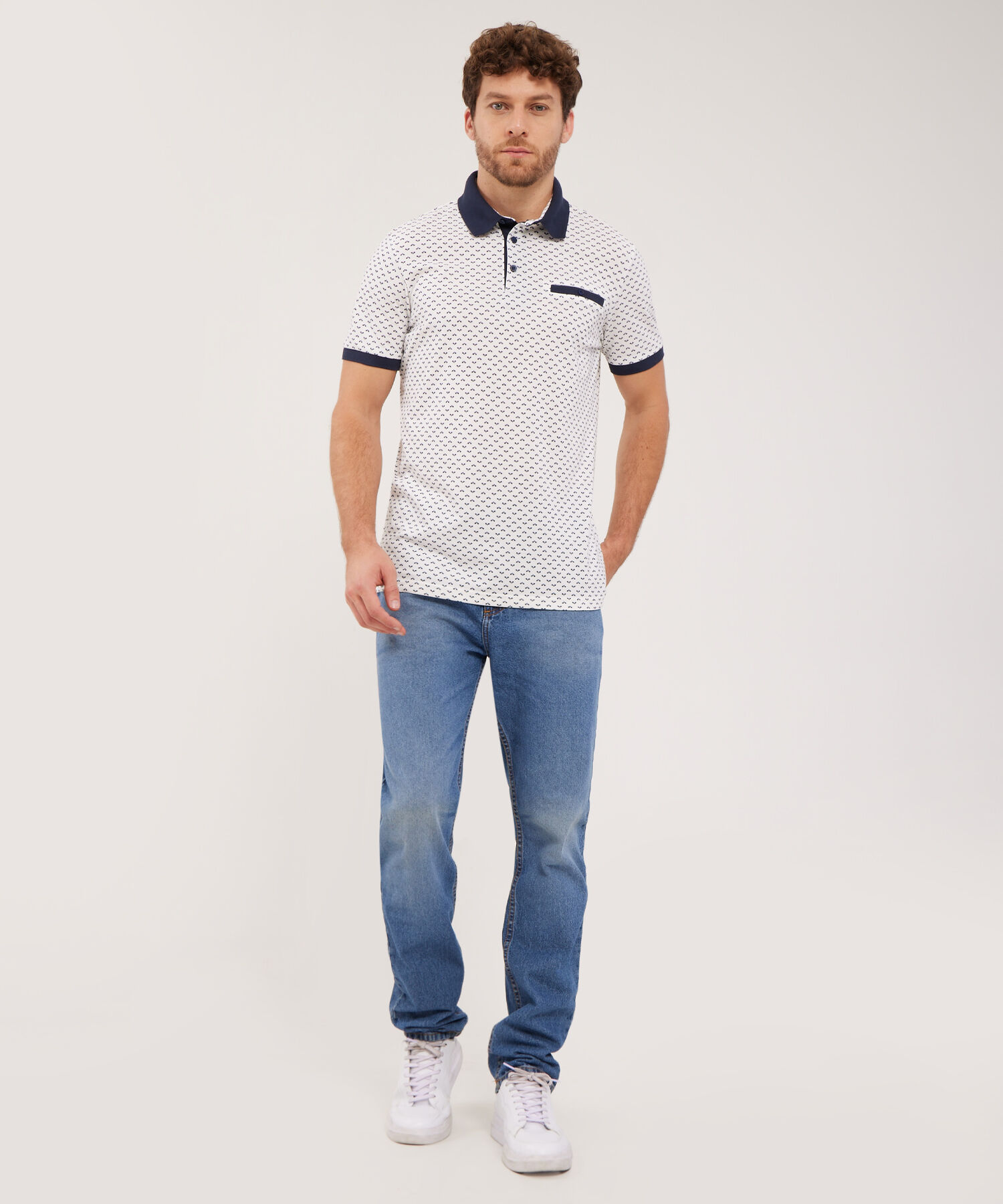 Polo  Cuello Tejido