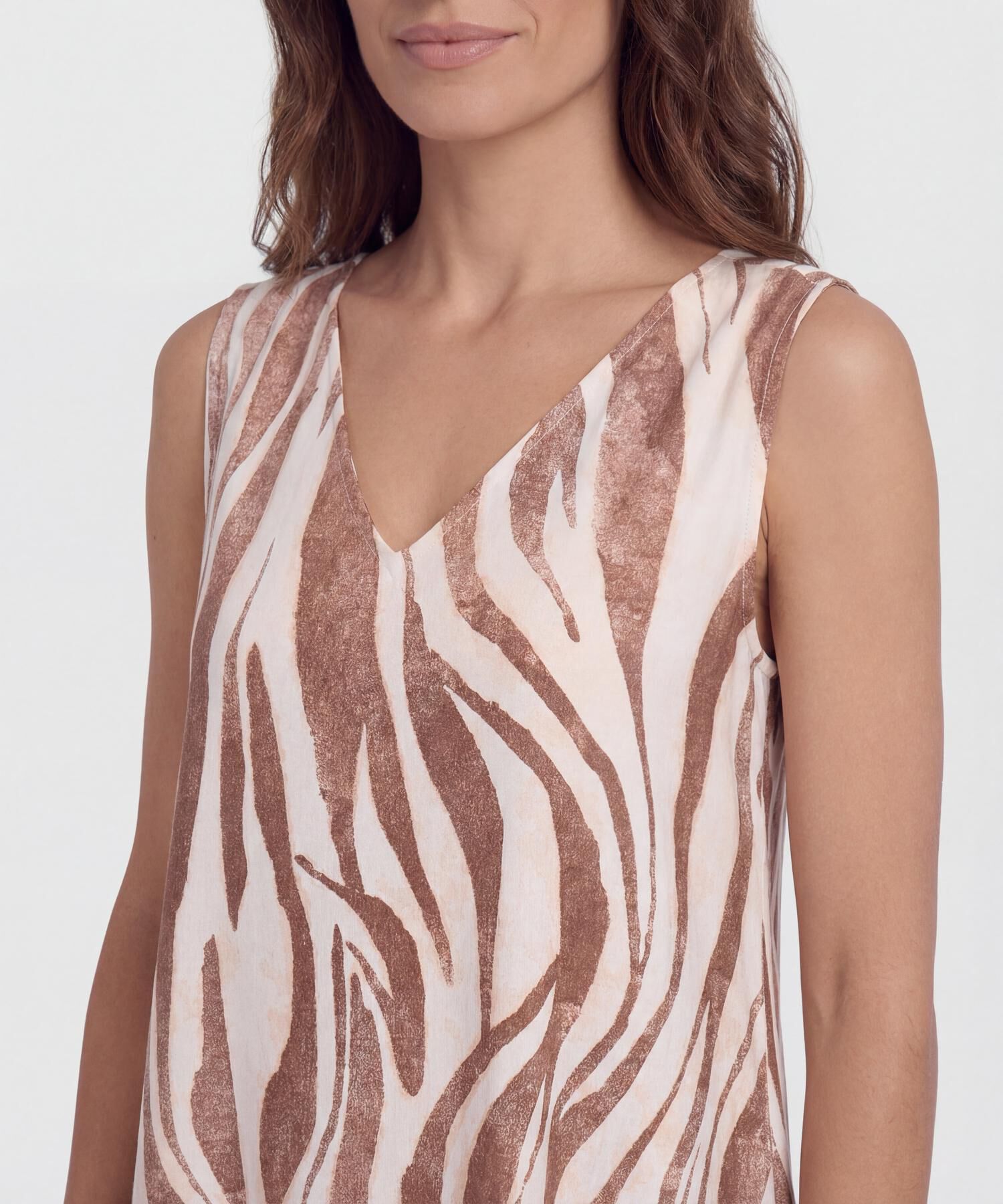 Vestido Corto Estampado Manga Sisa 