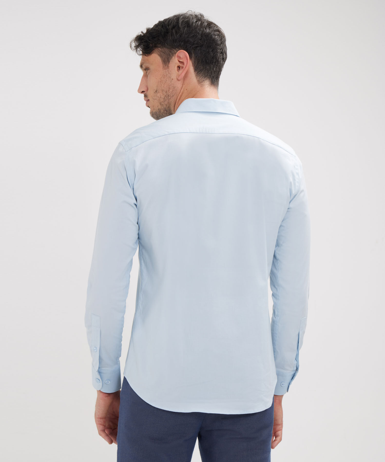 Camisa Corbatera Manga Larga