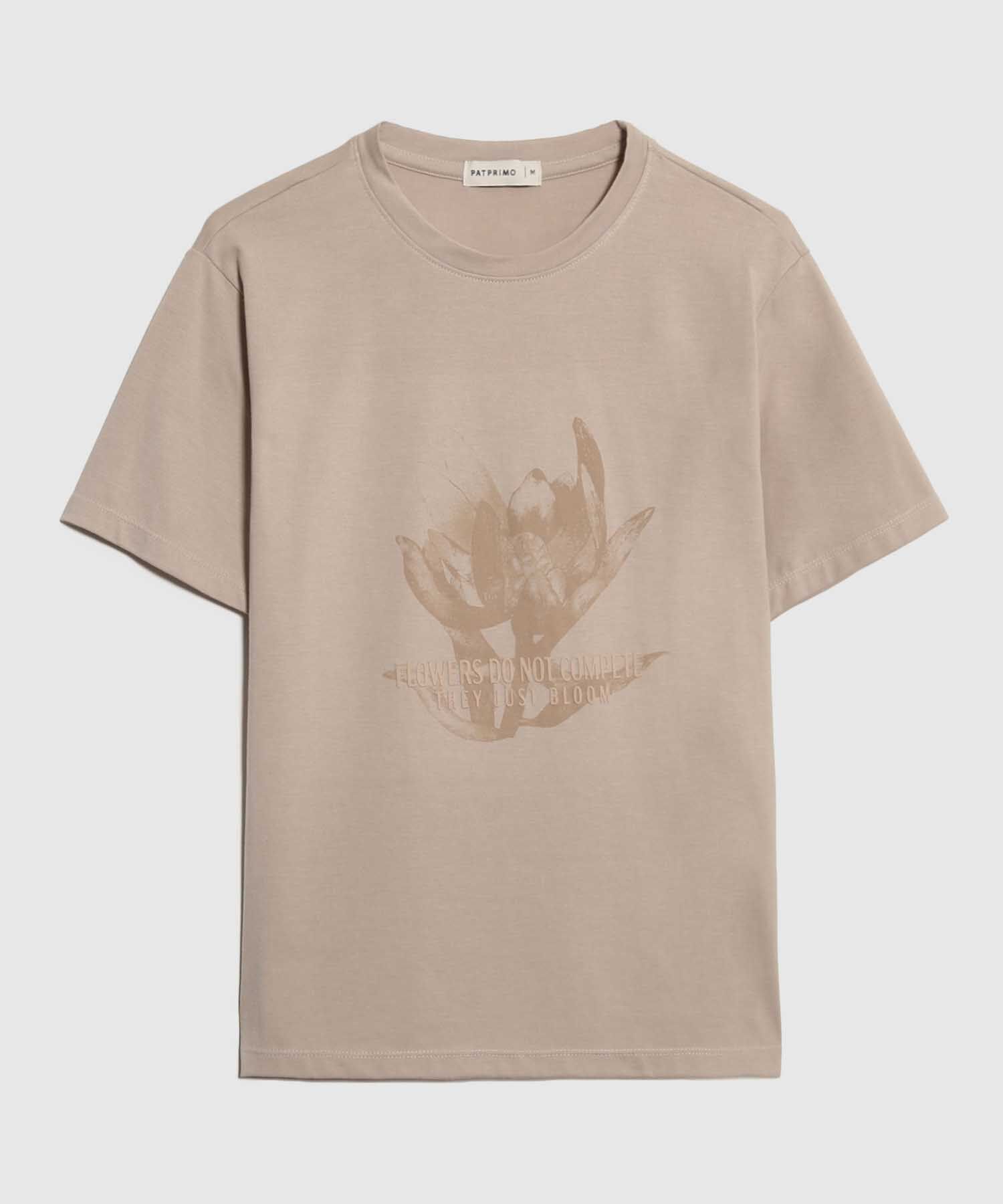 Camiseta Estampado Botánico