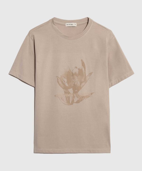 Camiseta Estampado Botánico