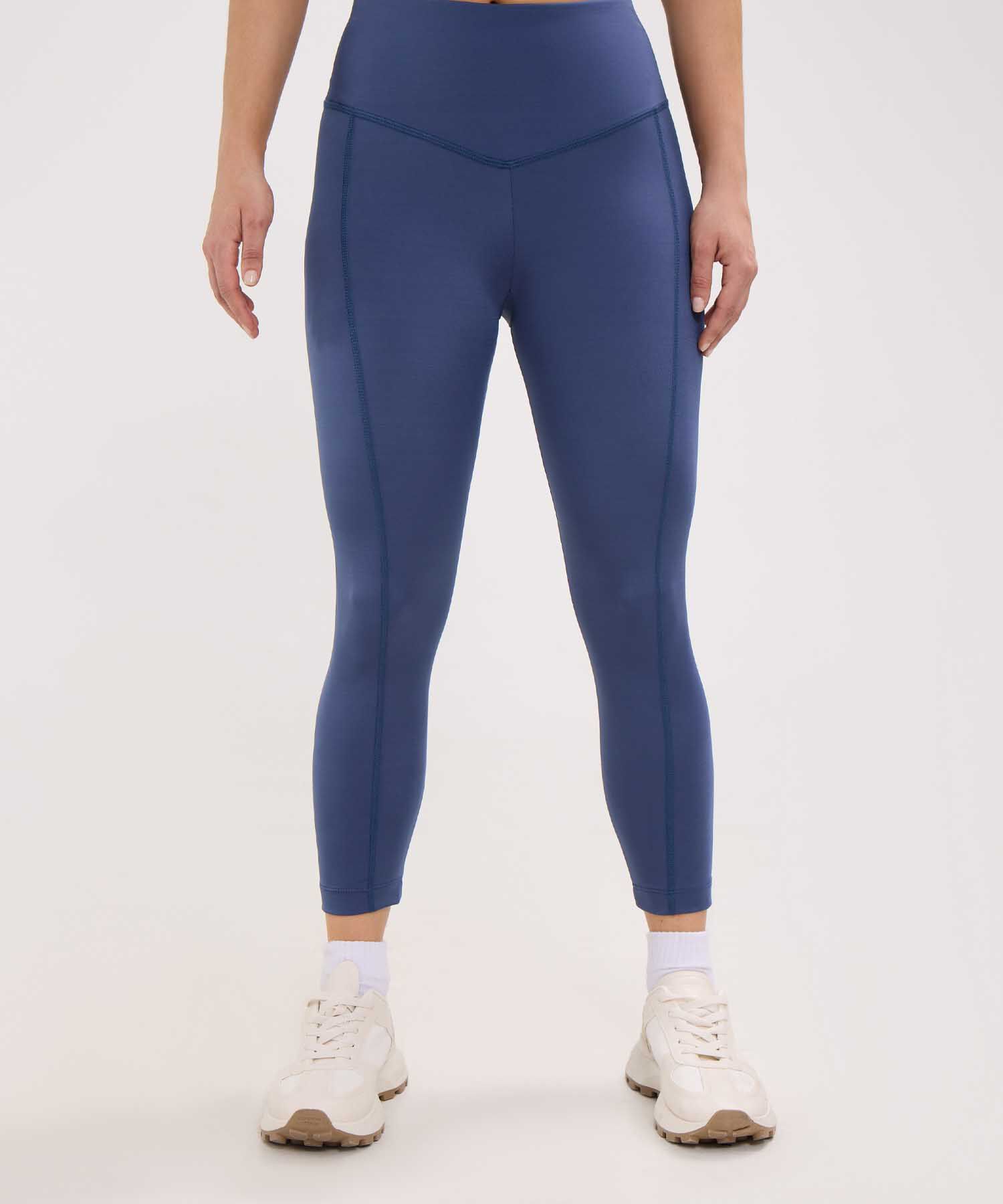 Leggings De Mujer De Diseño Deportivo Con Detalles Tejidos