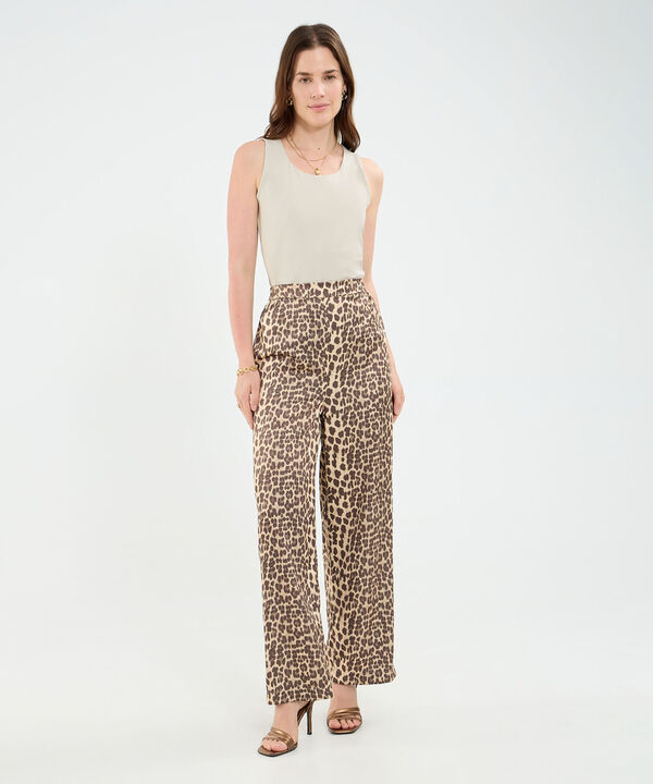 Pantalón estampado para mujer image number null
