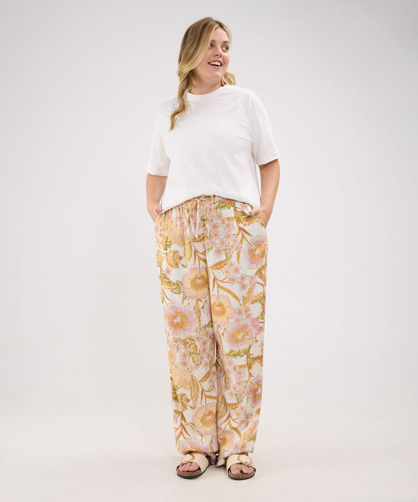 Pantalon Estampado Fluido image number null