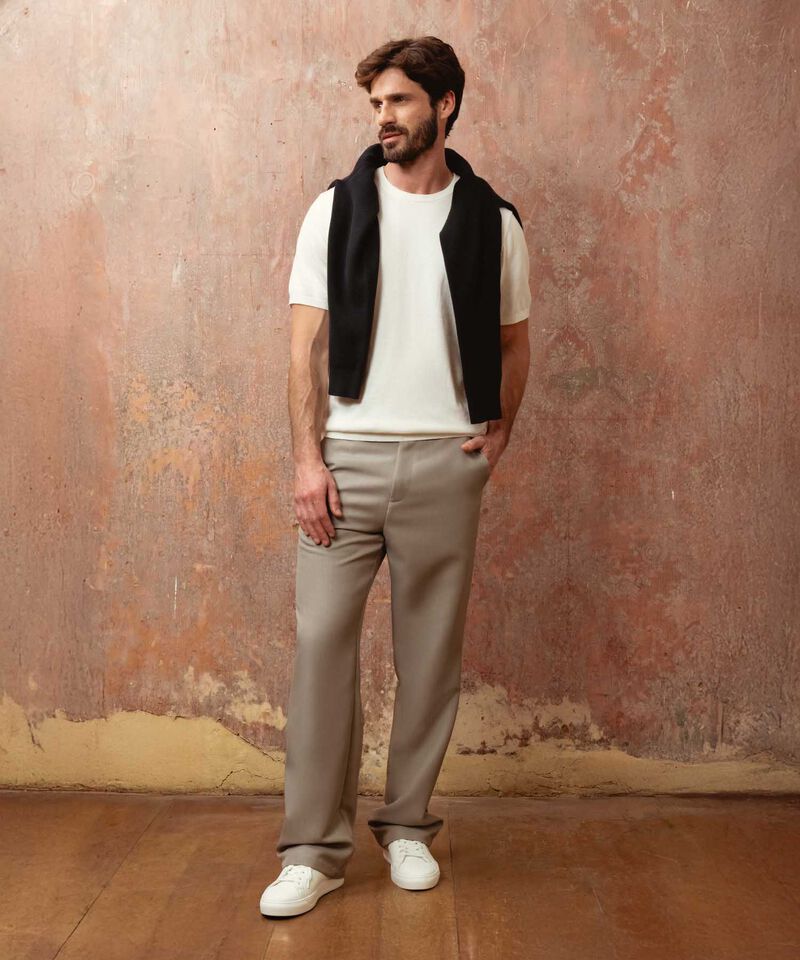 Pantalón Corte Recto Para Hombre