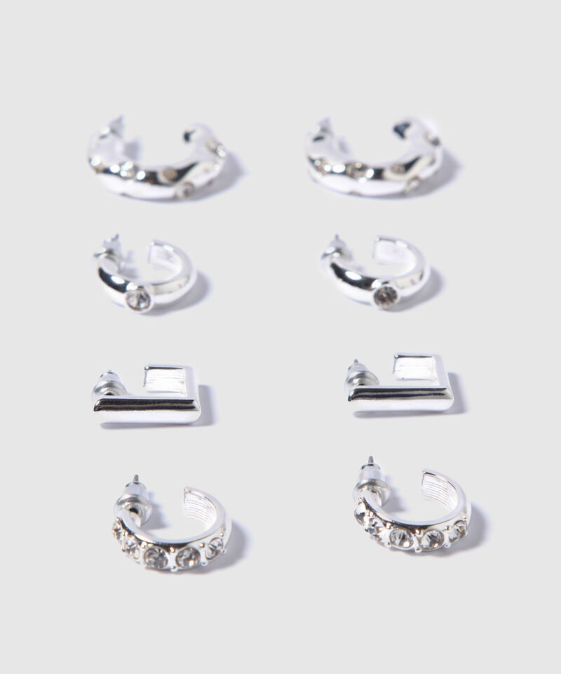 Aretes Set X4 Pares De Aretes