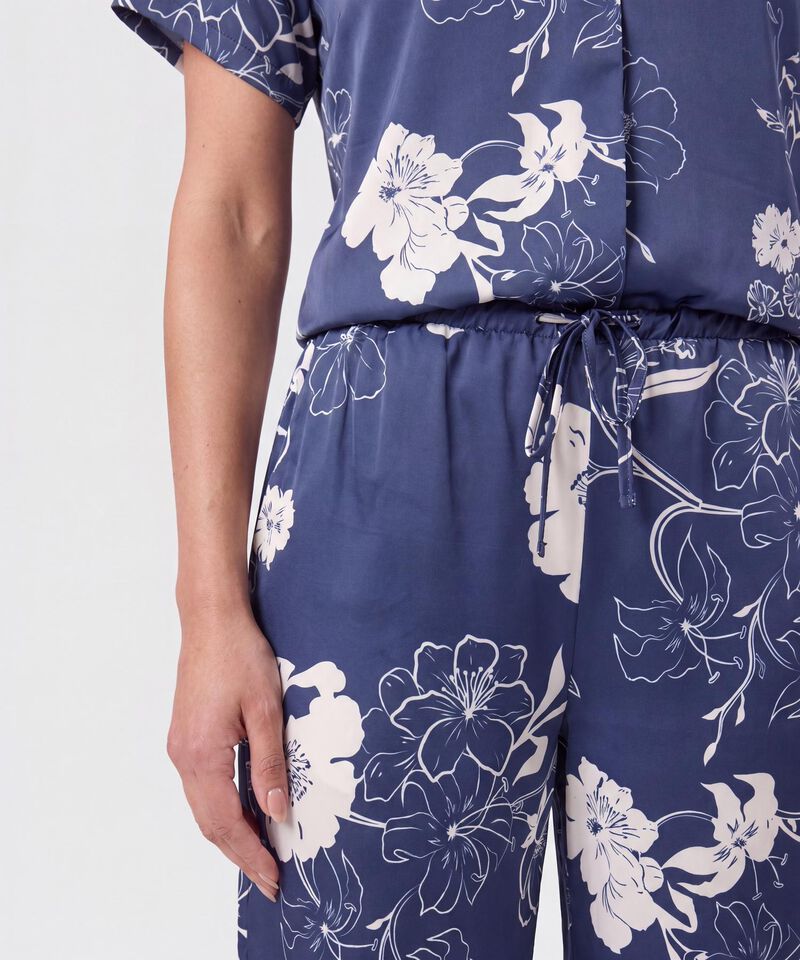 Pantal&oacute;n Fluido Con Cord&oacute;n Ajustable De Mujer