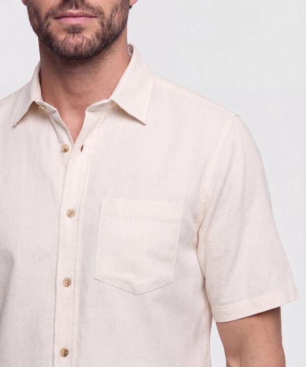 Camisa Manga Corta con Bolsillo Hombre