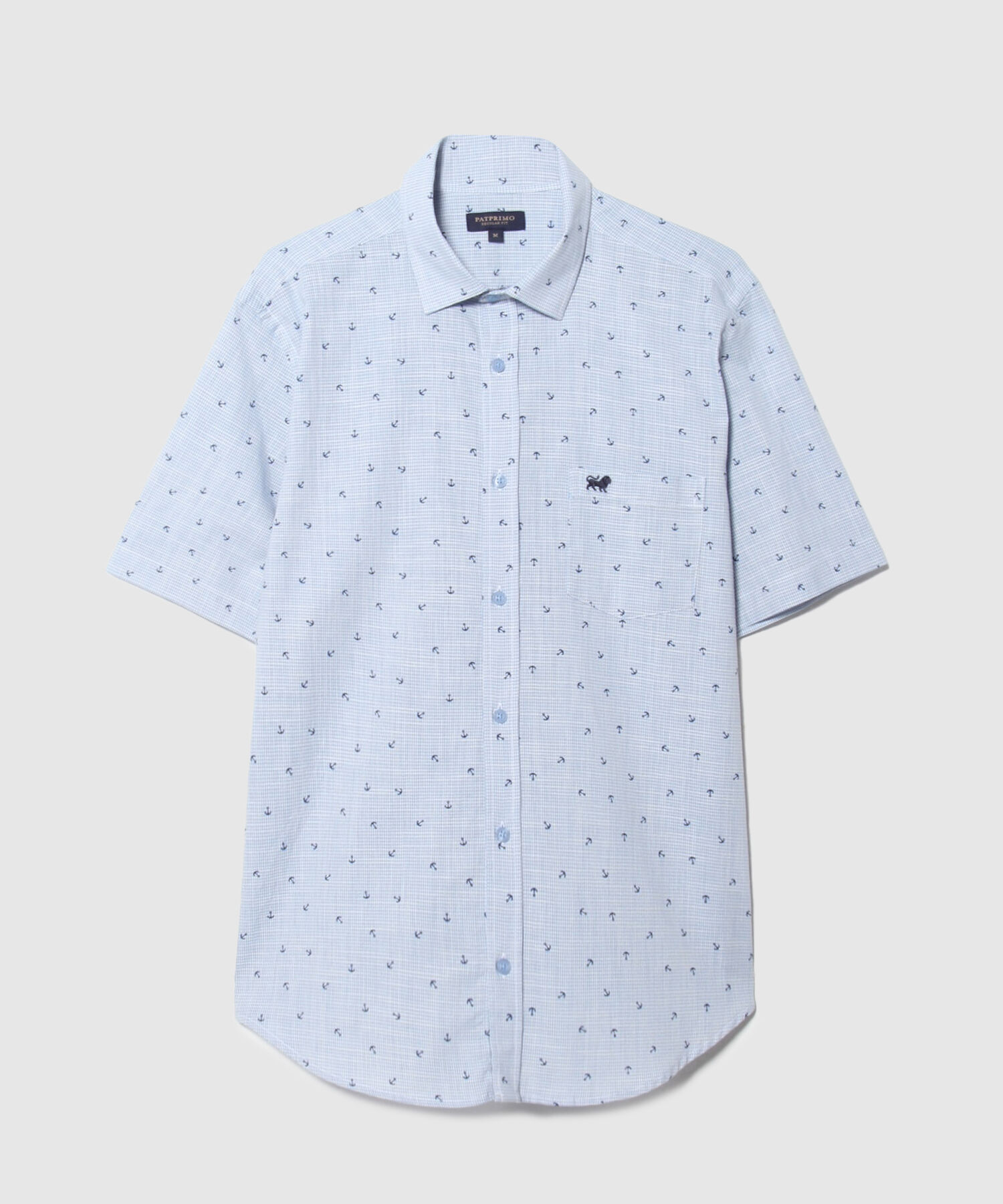 Camisa Estampada Manga Corta