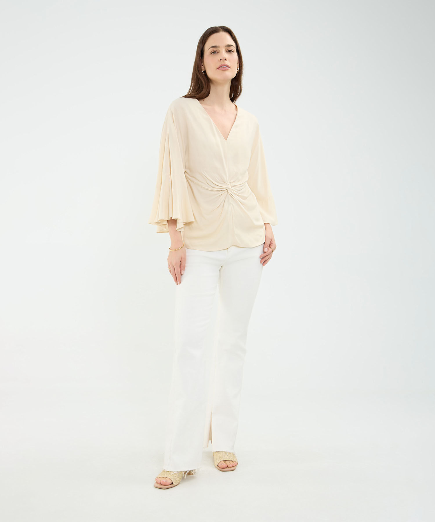 Blusa Manga ¾ con Boleros