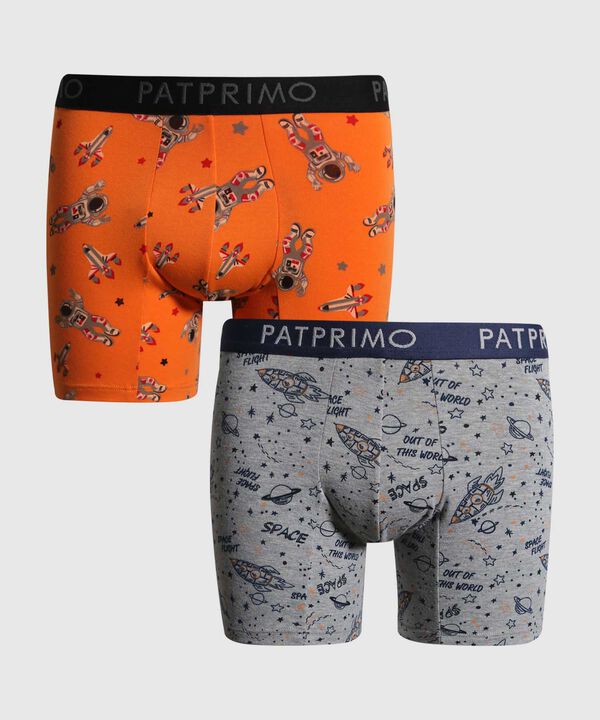 Pantaloncillo Pack X2 Boxer Medio En Algodon  image number null