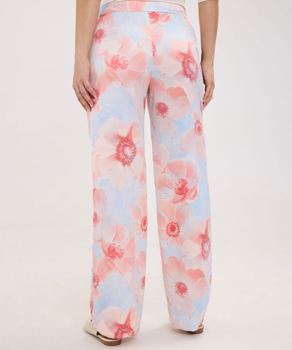 Pantal&oacute;n Satinado Estampado