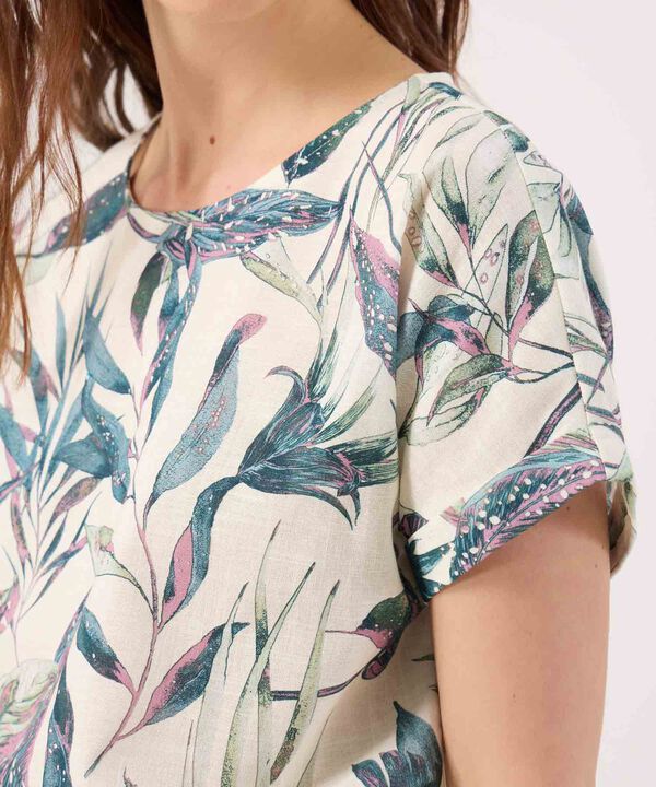 Blusa Manga Corta Estampada image number null