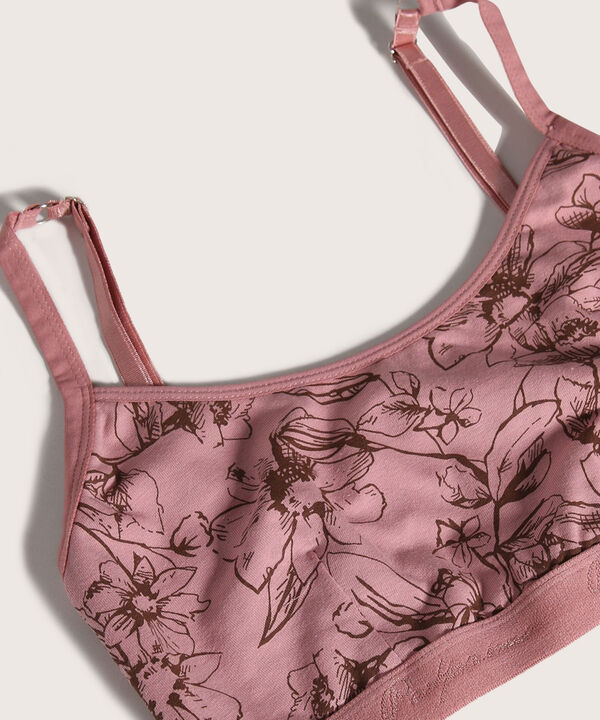 Top Básico Estampado En Algodón