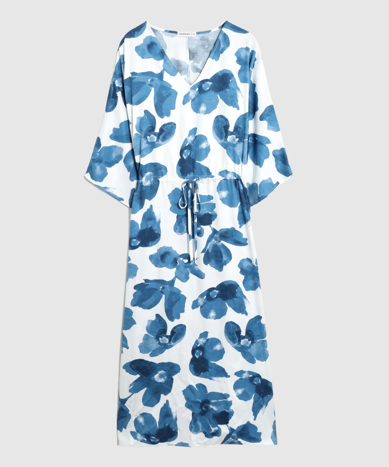 Vestido Midi Con Ajuste En Cintura Mujer Curvy