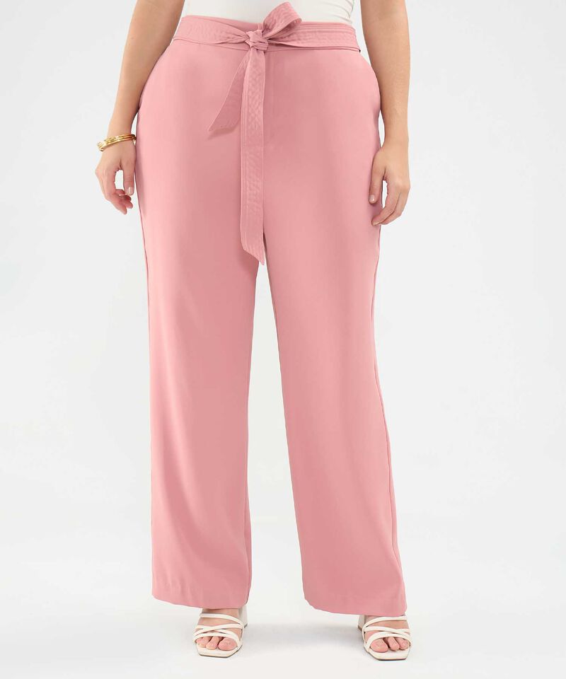 Pantalón Fluido con Cinturón