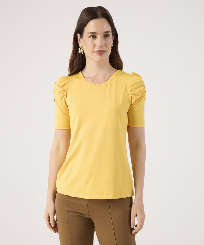 Camiseta Con Detalle En Hombros 