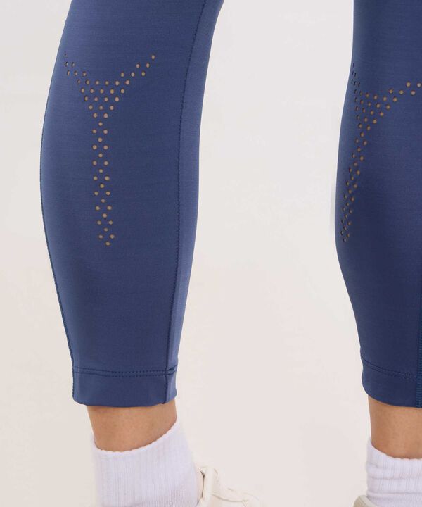 Leggings De Mujer De Diseño Deportivo Con Detalles Tejidos