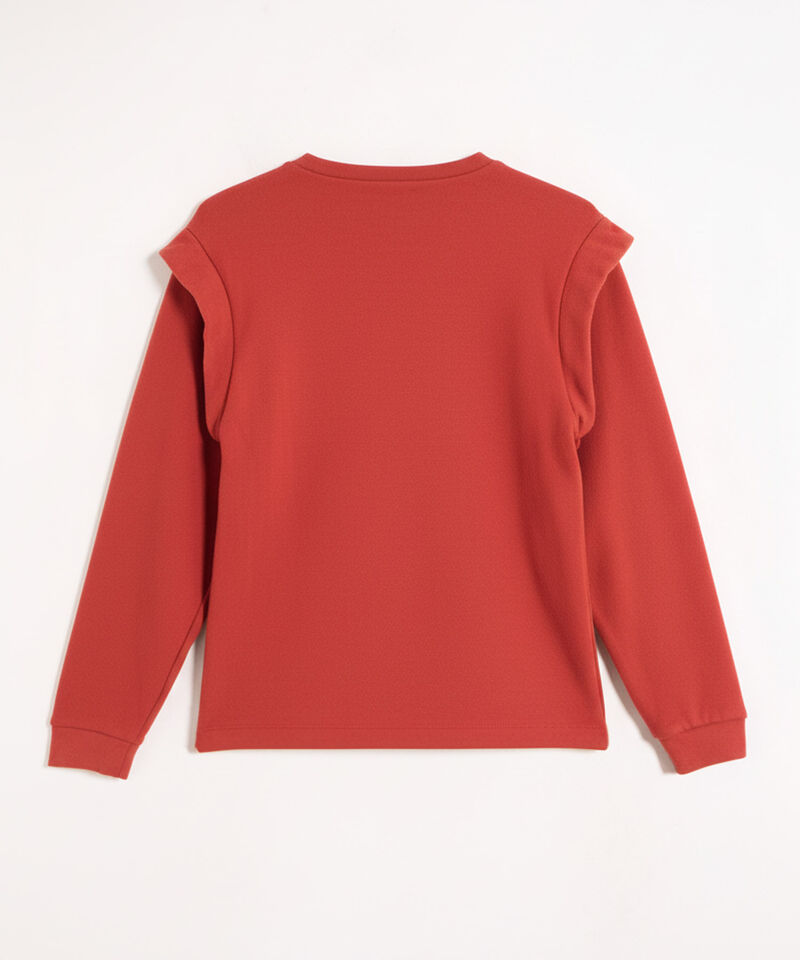 Saco Cuello Redondo Hombros Marcados Para Mujer