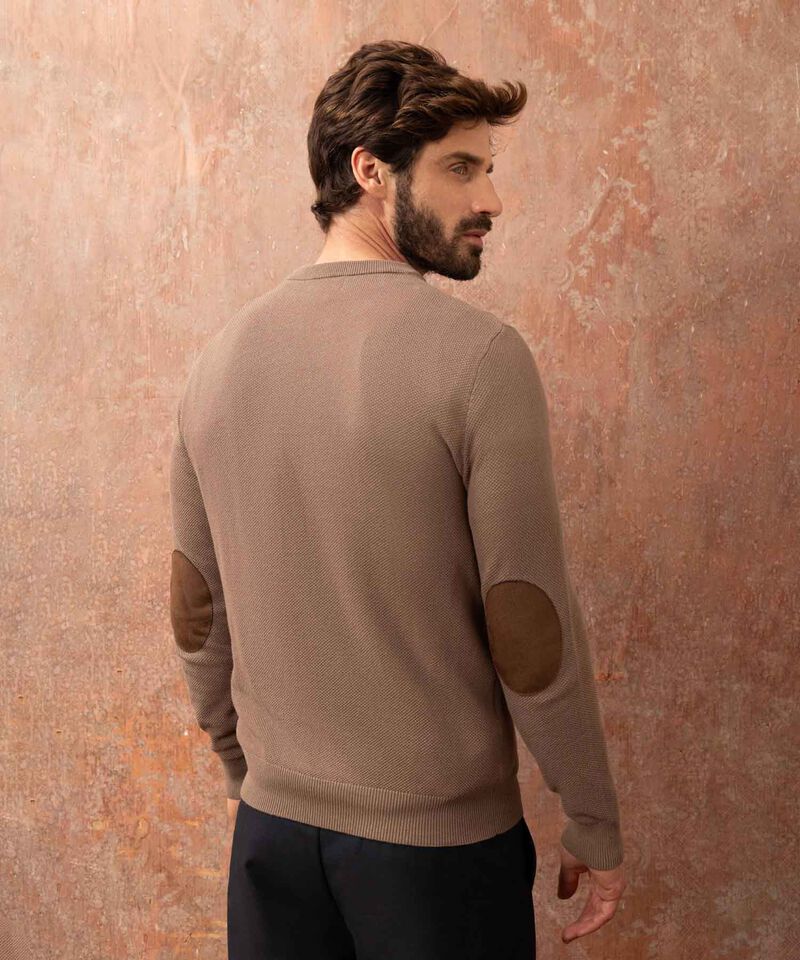 Buzo Unicolor Con Textura 