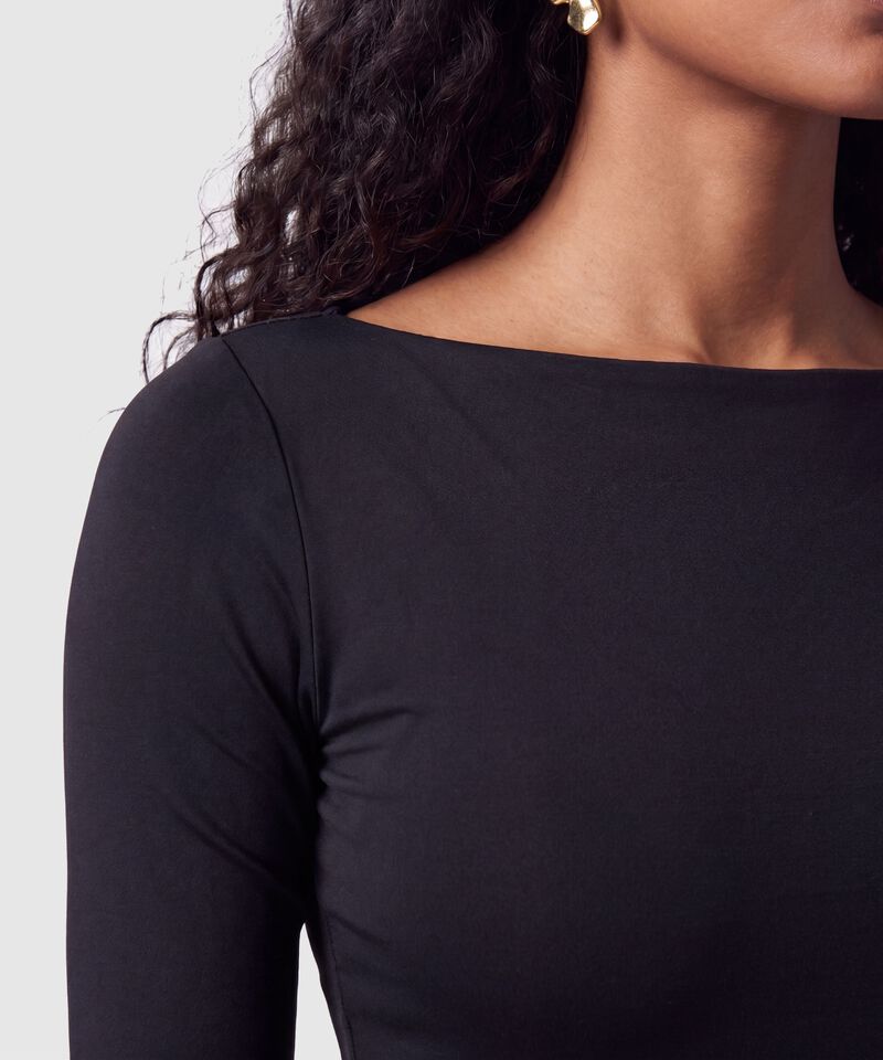 Camiseta De Cuello Bandeja Para Mujer
