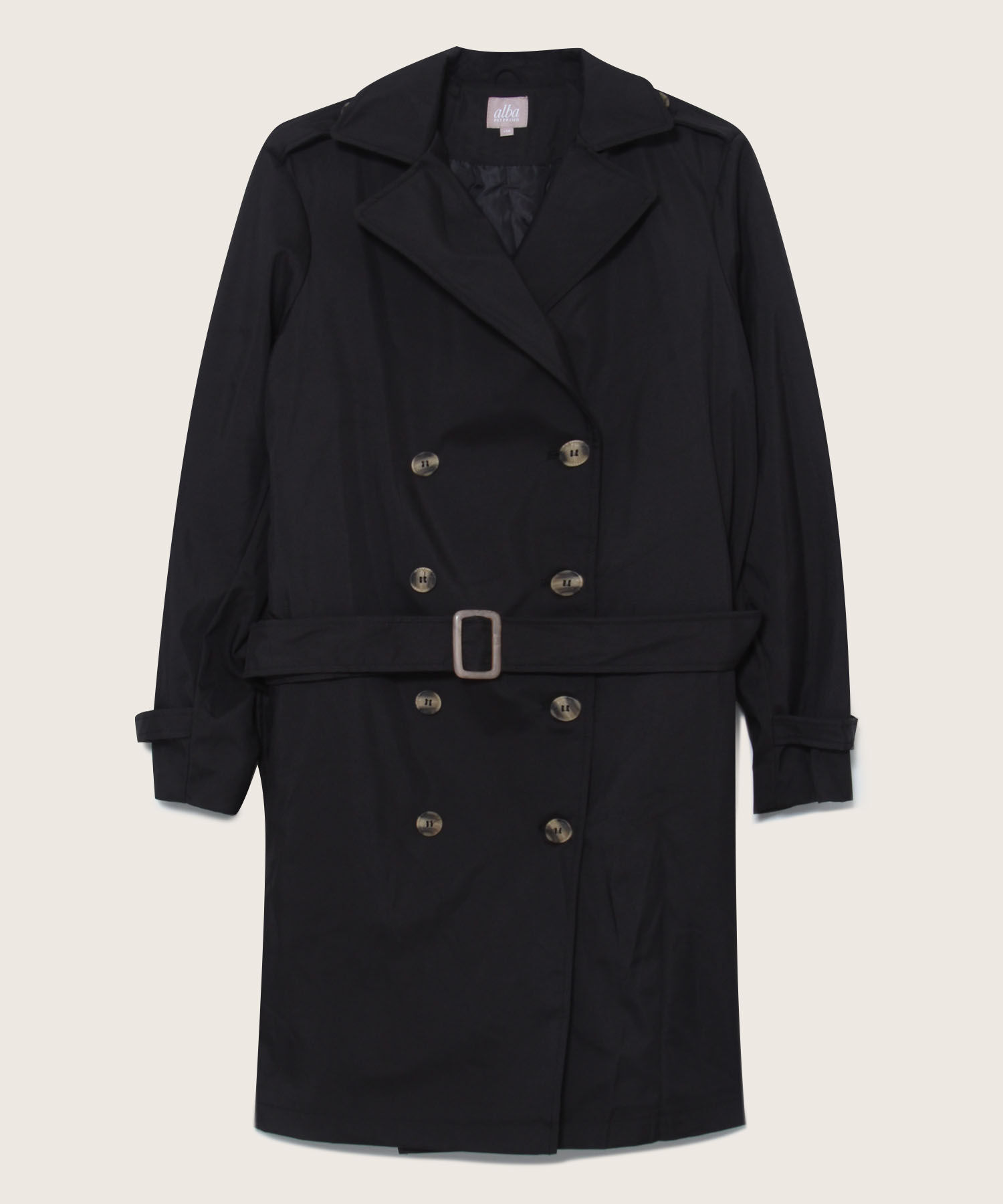 Chaqueta Tipo Trench Con Doble Abotonadura